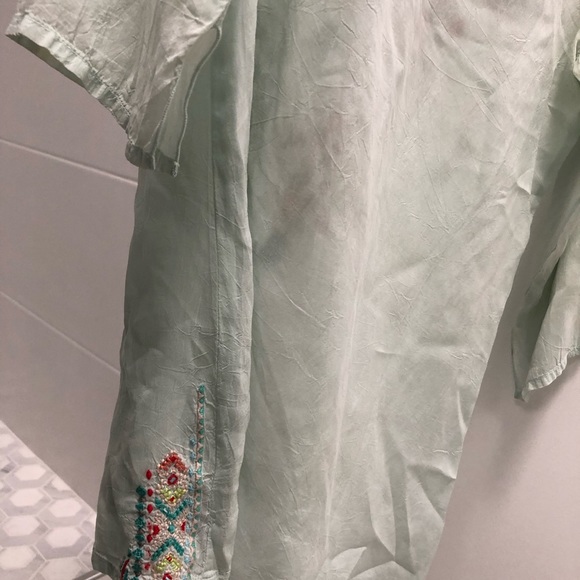 ♥️⛏HP⛏♥️JOHNNY WAS FESTIVAL BOHO EMBROIDERED TUNIC - Picture 4 of 8